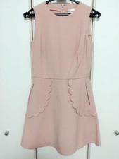 Red valentino dress sleeveless pink size 40 ladies