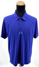 Oakley Mens Polo Shirt Blue Short Sleeve XL