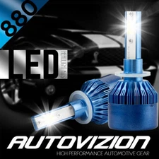 AUTOVIZION LED HID Foglight kit 881 White for 2002-2006 Chevrolet Avalanche 2500