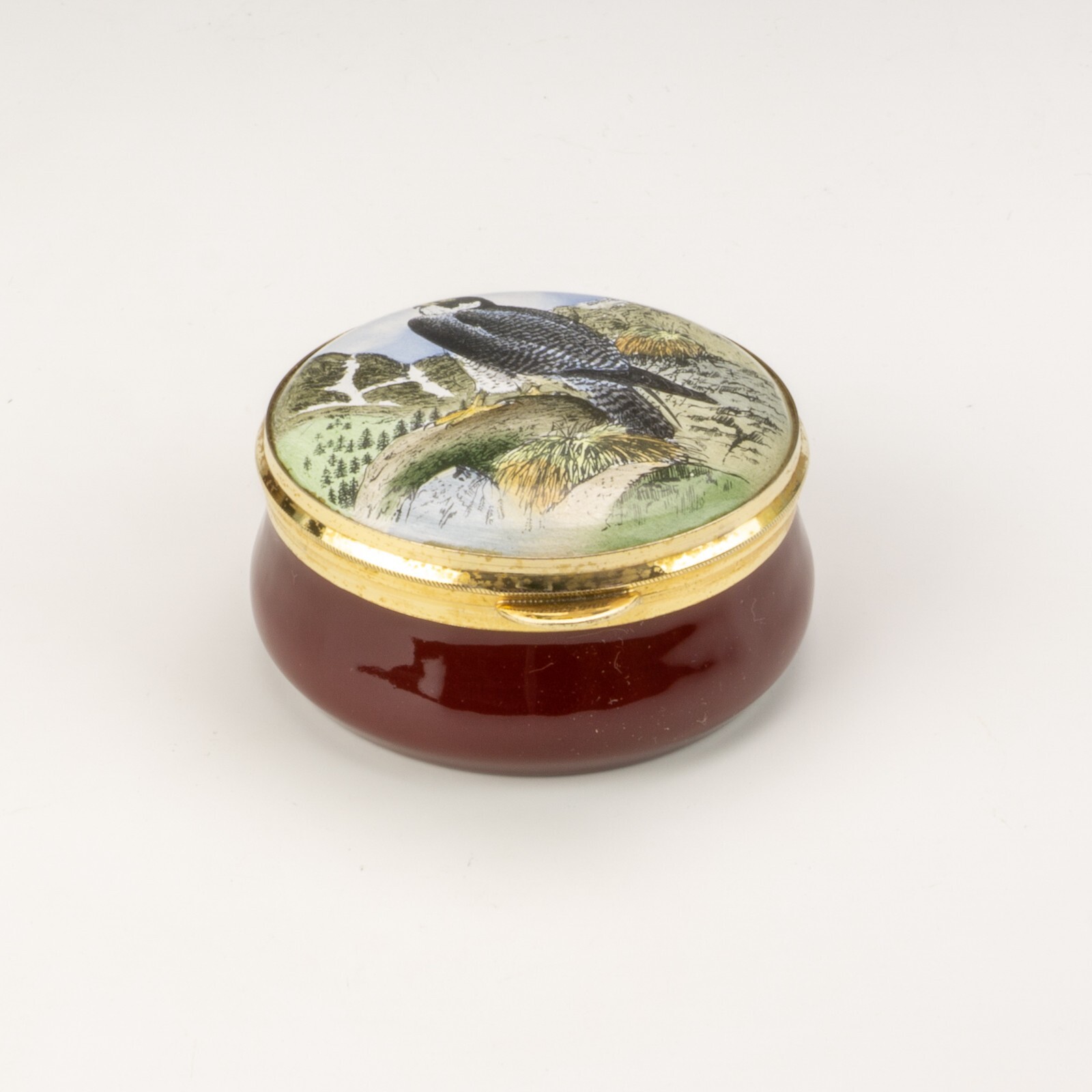 Staffordshire Enamels - Bilston & Battersea - Jamaica '84 Pill Box