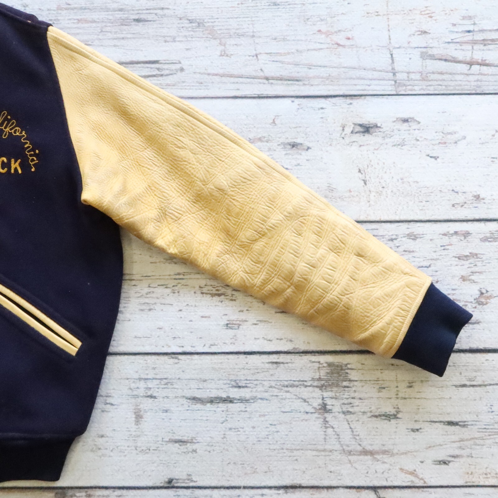 Vintage 60s University of California Track Varsity Jacket UC Berkeley CAL image 8