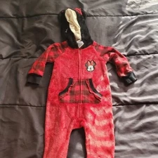 girl 18 month Minne Mouse one piece, warm soft