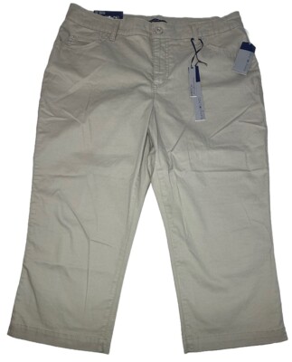 Bandolino Capri Pants Womens Size 14 Mandie Desert Green