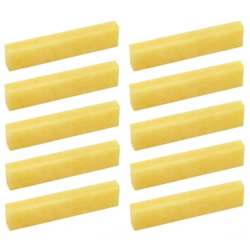 Unbleached Bone Nut Blanks For Luthier DIY Saddle Bridge 10-Pack - Foto 10