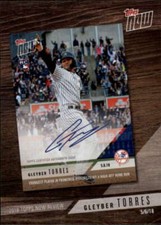 2019 Topps 2018 Topps Now Review #TN-4 Gleyber Torres New York Yankees