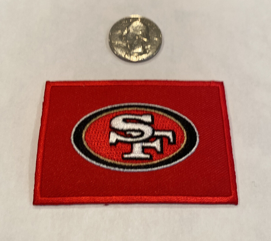 San Francisco 49ers Embroidered Iron-On Patch - 3 Inches, Free Shipping 8 thumbnail image