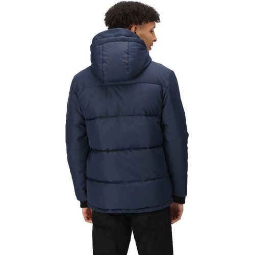 Mens Regatta Farren Black Insulated Padded Jacket - Black