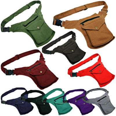 Gürteltasche Sidebag Hipbag Hip Bag Bauchtasche Waistbag Baumwolle Bumbag Tasche