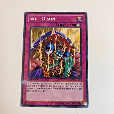 YuGiOh! SKILL DRAIN: BP01-EN053 STARFOIL RARE 1st Edition NM