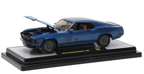 FORD Mustang 428 Mach 1 - 1970 - bluemetallic - M2 Machines 1:24 - Picture 3 of 6