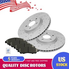 Front Brake Disc Rotors Ceramic Brake Pads for Honda Pilot Acura MDX RLX ZDX
