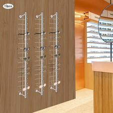 Wall Mounted Sunglasses Storage Organizer Eyeglasses Holder Stand Display Rack