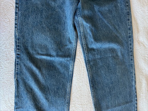 Vintage Izod Mens Classic Fit Light Wash Denim Jeans Size 34x32 Straight Leg - Picture 4 of 11