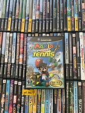 Mario Tennis Original Black Case Artwork ONLY Gamecube OEM - NO GAME