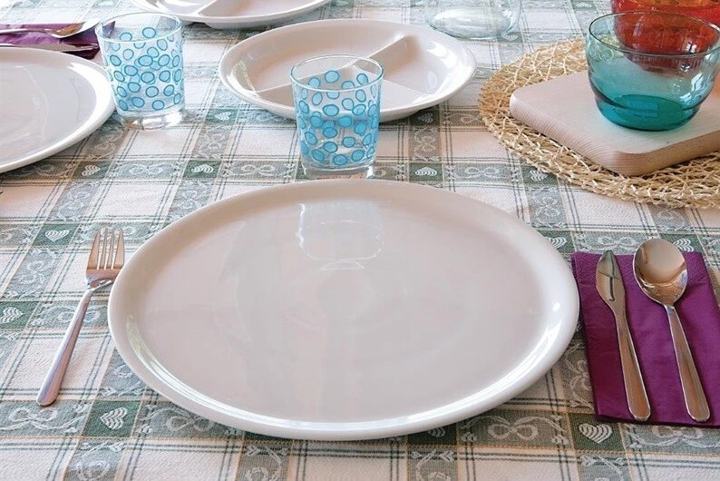 Saturnia - Pizzateller 'Napoli' blanko weiss (verschiedene Set´s und Größen) - Bild 2 von 3