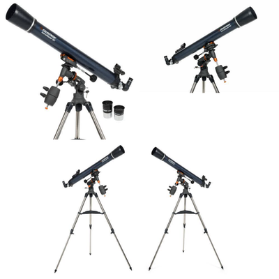 celestron 21064 astromaster 90eq refractor telescope