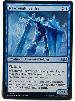 Icewrought Sentry NM/M* Wilds Of Eldraine ENGLISH 0055 mtg -UnltdCards