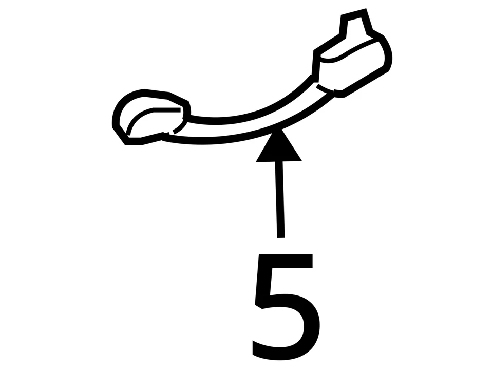 Chevrolet GMC Trailblazer Ext Envoy 2005-2006 mango XL ASM AST gris Y 15269146 Foto 3 de 3