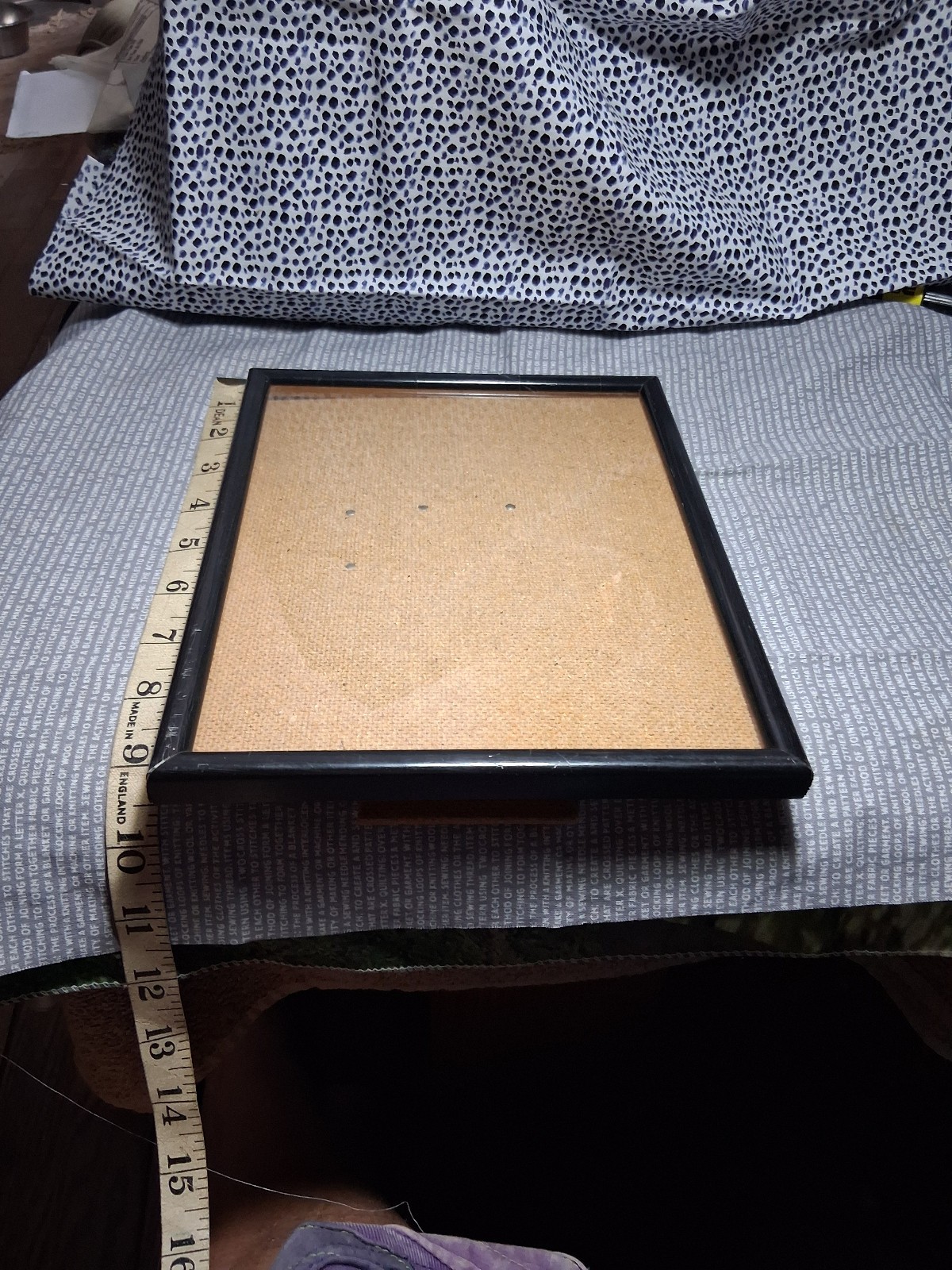 Black Lacquer Surround Photo picture Craft Cards Frame 20x25 cm image 9