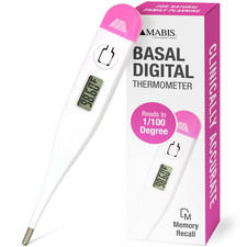 Digital Basal Body Thermometer for Ovulation Tracking, Fertility, Period Trackin
