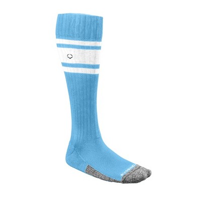 Evoshield PRO-SRZ Striped 2.0 Baseball/Softball Game Socks, Victory Blue - Large