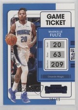 2021-22 Panini Contenders Game Ticket Blue 30/49 Markelle Fultz #17 1a1r