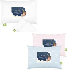 Toddler Pillowcase for 13X18 Pillow and 2-Pack Toddler Pillow - Organic Toddler