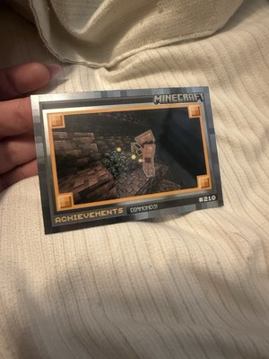 2024 Panini Minecraft Achievement Inserts Diamonds ! Chrome