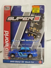 Auto World 2015 Chevy SS Stock Car HO Scale Slot Car SC383