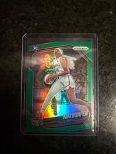2025 WNBA Prizm 🏀 Kiki Iriafen Rookie Green Prizm #72 Washington Mystics RC!!