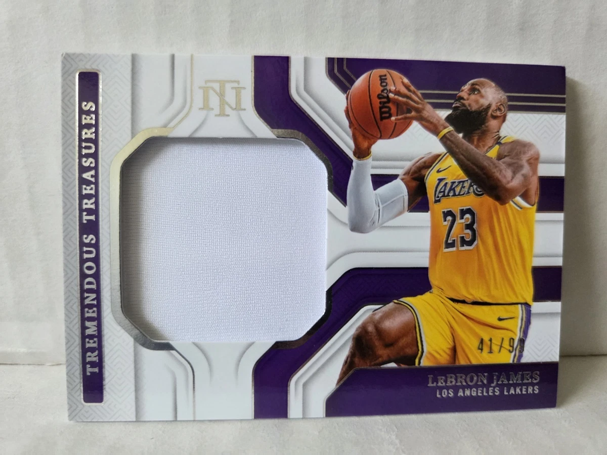 Panini LeBron James Piece of Authentic Basketball Trading Cards 
