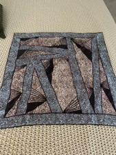 Vintage Scarf Square 24x24 Modern Pastels Graphic Art Design