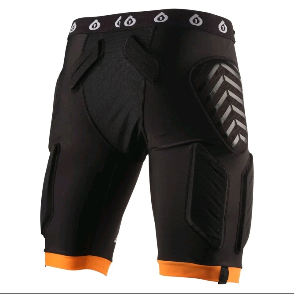 Pantalones Cortos de Compresión SixSixOne 661 Evo MED D3O MTB Ciclismo Equipo de Protección Acolchado Foto 2 de 2