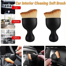 2x Auto Innenraum Staubbürste Weichen Borsten Autobürste Detaillierungsbürsten