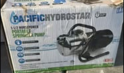 #ad Pacific Hydrostar Portable Sprinkler Pump – 1 1 2 HP $94.52
