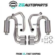 Catback Exhaust Fits 1997-2004 Corvette C5 Z06 5.7l Quad 4.25 Oval Tips