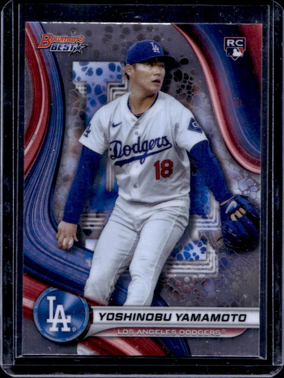 2024 Bowman's Best Yoshinobu Yamamoto RC Rookie #34 Dodgers