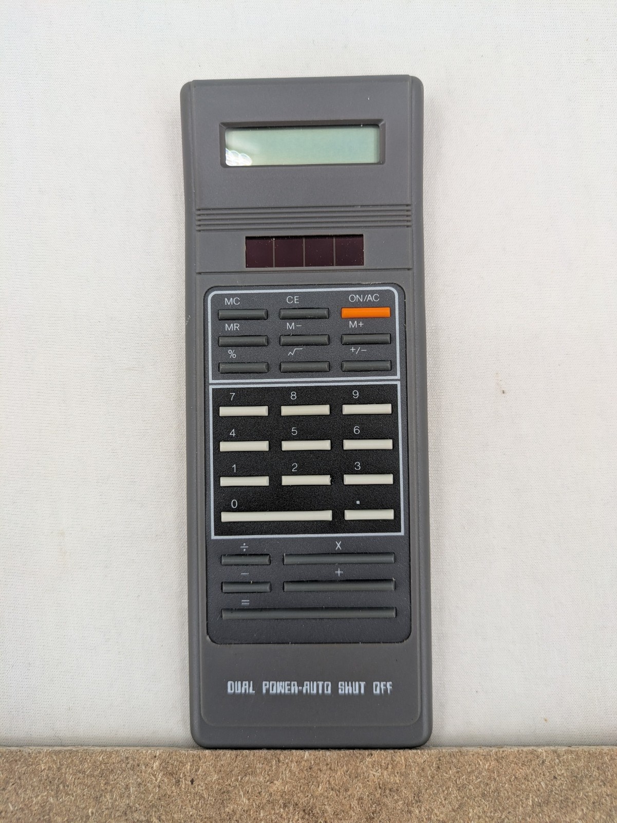 Digitron Dualpower 151750 Vintage Taschenrechner Solar Rechner Auto Off Grau image 3