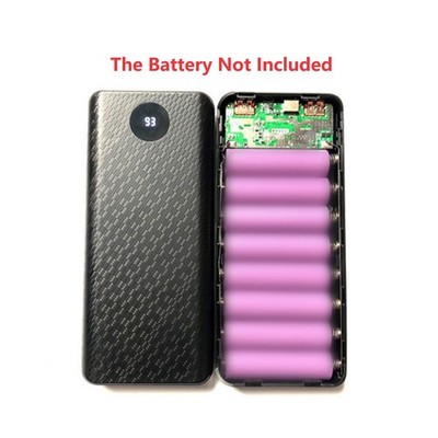 Welding-Free DIY PD Power Bank Case 18650 Battery Fast Charger Box No Batteries[