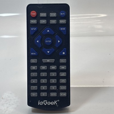 ieGeek IK-902 Remote Control For DVD Player Black Tested JXD-355