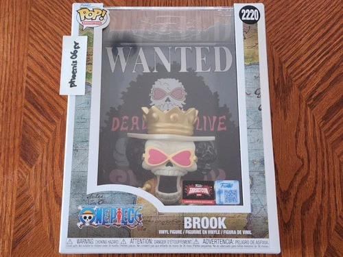 Funko Pop! Brook Wanted Poster (One Piece #2220) Limited Exclusive Animation New