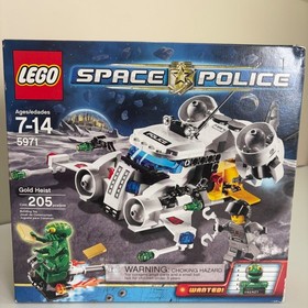 Lego Space Police Gold Heist 5971 Brand New Sealed Set 2009 Alien 205 Pieces Toy
