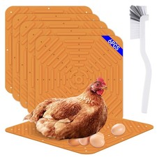 6 Pack Chicken Nesting Pads for Coop Silicone Nesting Pads for Chicken Coop W...