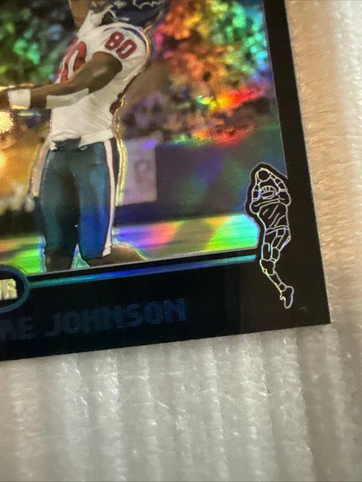 2004 Topps Chrome - Andre Johnson #27 Black Refractor 29/100 - Image 3 of 4