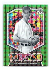 2021 Panini Mosaic #V10 Hal Newhouser Vintage Green