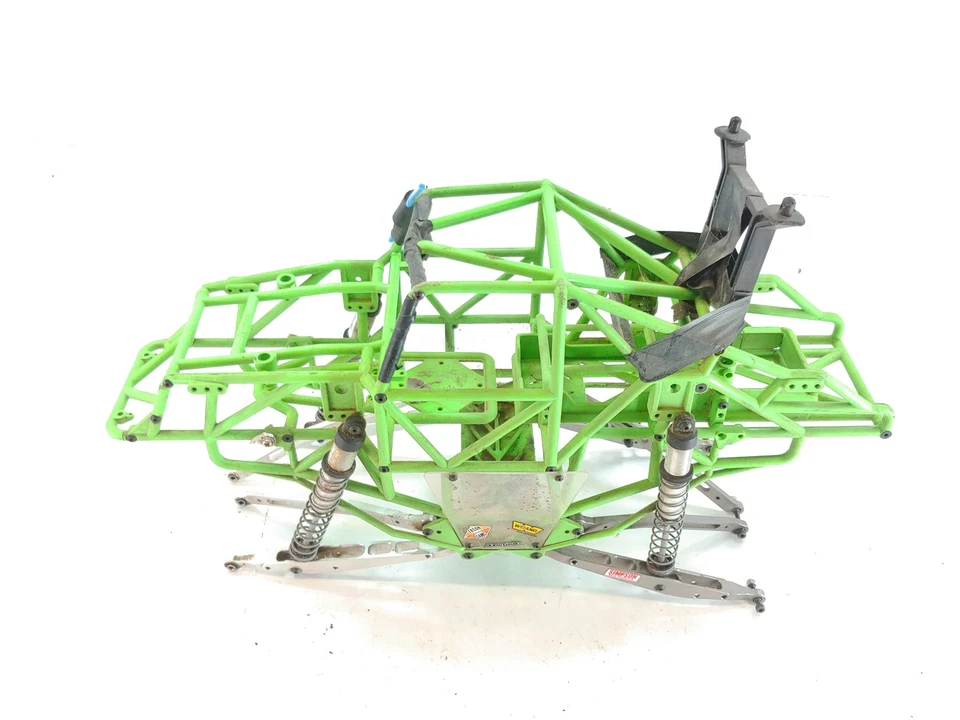 Axial SMT10 1/10 4x4 RC Crawler Grave Digger Cage mit ALUMINIUM LINKS & Stoßdämpfer - Bild 4 von 4