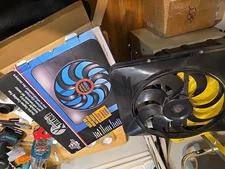 Flex-A-Lite 180 15" Black Magic Xtreme S-Blade Fan 3300 CFM! 1967 Camaro Bbc 396