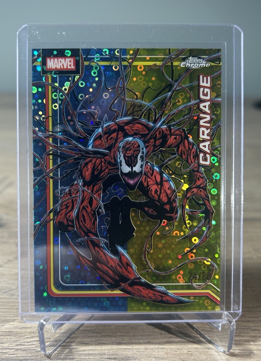 2026 Topps Chrome Marvel Carnage #022 Dazzler's Silver Rhythm Refractor /80 🔥🔥