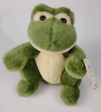 Russ I Believe The Green Frog 6" Plush Stuffed Animal Toy 1990's Amram's