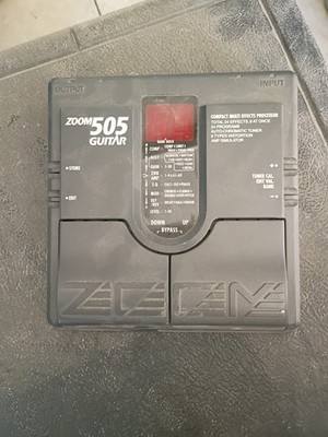 Zoom 505 Guitar Multi Effects Processor Pedal Compact Amp Modeling Tested Japan